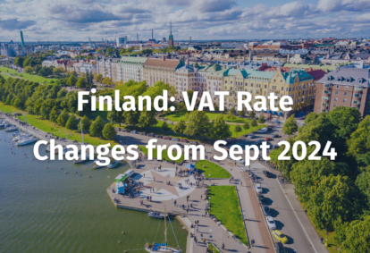 Finland: VAT Rate Changes from Sept 2024