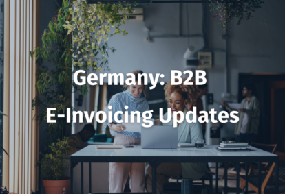 B2B E-Invoicing Updates